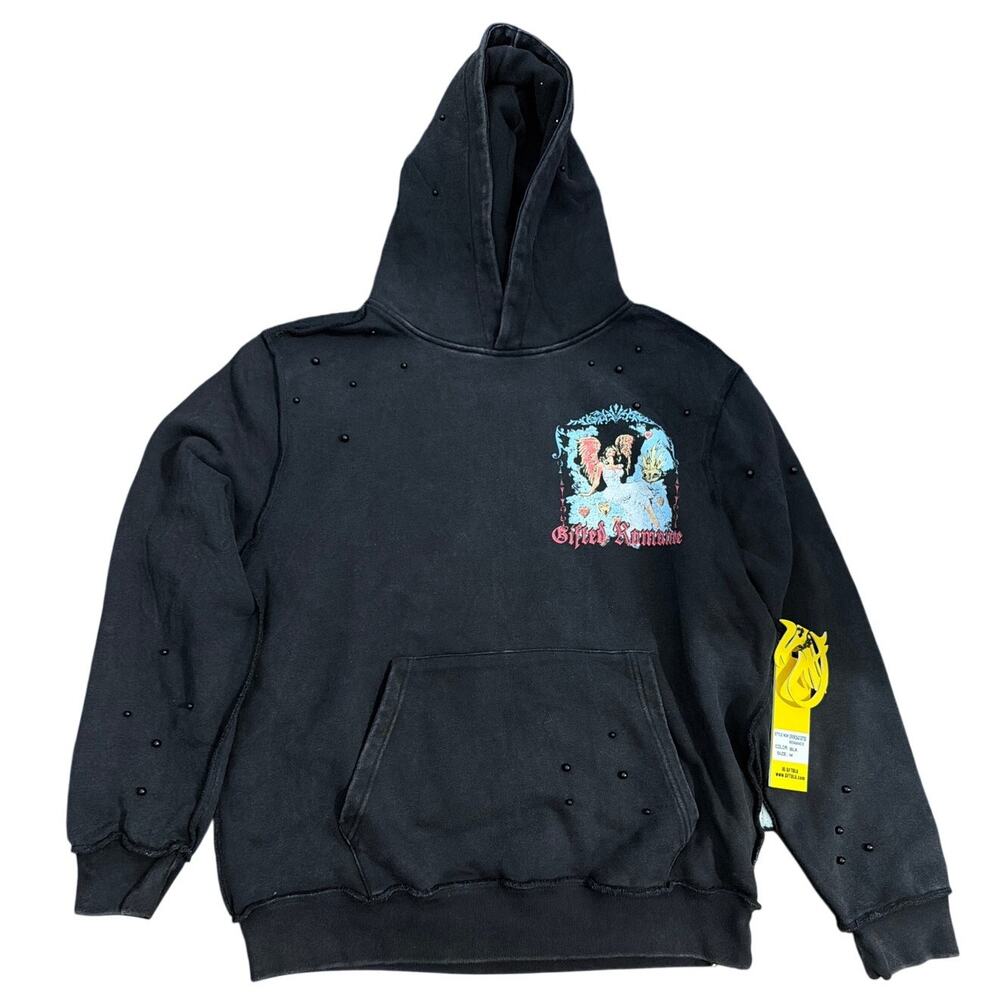 Gifted Romance Black Hoodie Size M Graphic Urban Streetwear Rod Wave